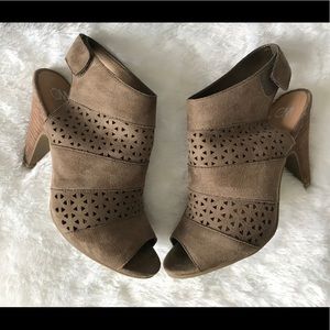 Taupe booties